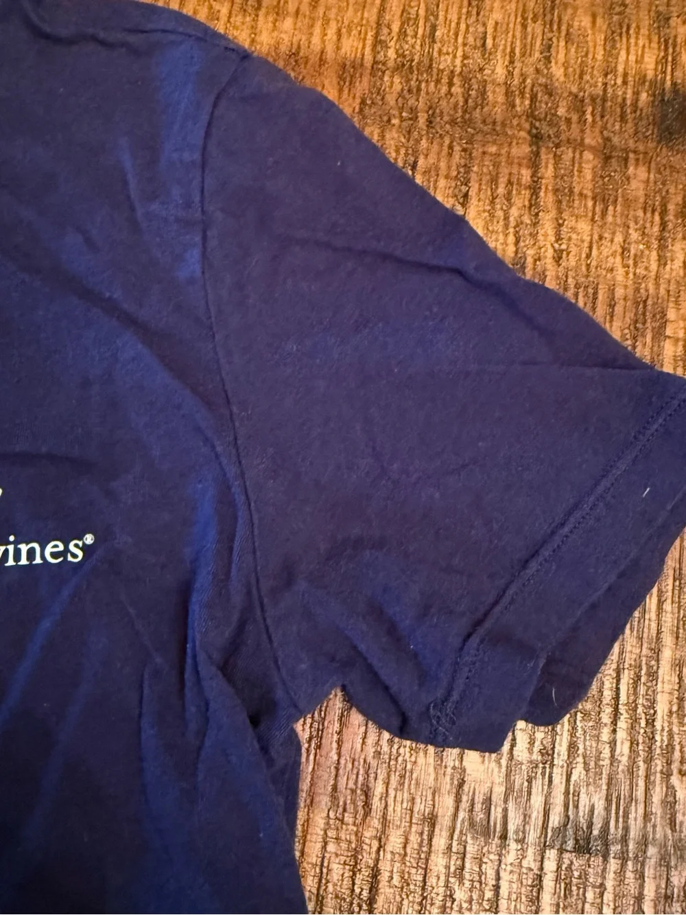 Vineyard Vines Boys L 12/14 Every Day Should Feel This Good Whale T Shirt Navy